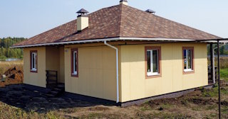 Одноэтажный дом из панелей под ключ в Верхнем Уфалее - Строй-Врф от 133653 рублей